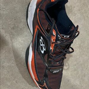 Blue and Orange turf Athletic Shoes . Like new